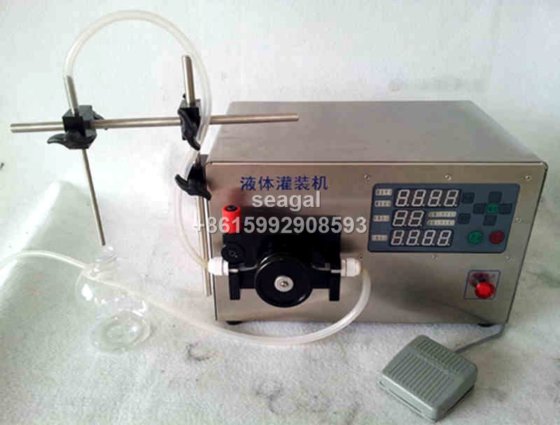 蠕动泵式灌装机 0.5 毫升小剂量灌装机，小容量精确液体装瓶设备工具 电动