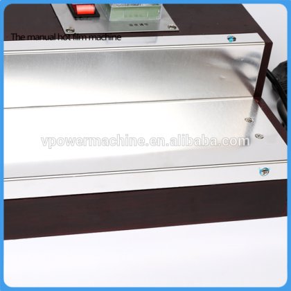 手动薄膜加热收缩包装封口机，用于香水盒、手工肥皂、扑克、香烟