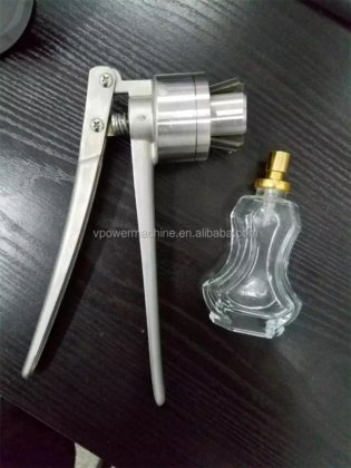 用于香水、口服液铝盖、先灵瓶的 20 毫米手动青霉素瓶盖压盖机