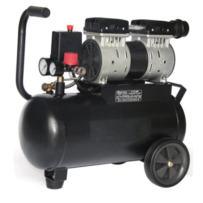 广州工厂便携式无油静音空气压缩机泵，用于木工喷漆、气钉枪、胶印机