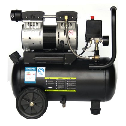 广州工厂便携式无油静音空气压缩机泵，用于木工喷漆、气钉枪、胶印机