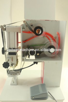 用于食品、化妆品、瓶子喷码的气动旋转台式日期和耐用期喷码机