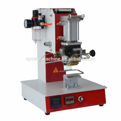 用于食品、化妆品、瓶子喷码的气动旋转台式日期和耐用期喷码机