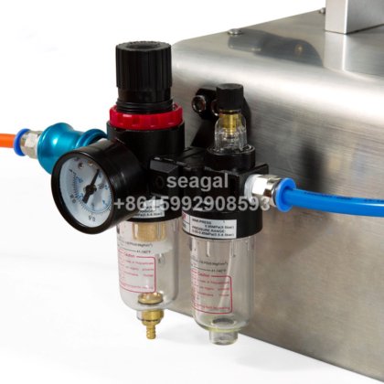 G1WY 单头气动卧式自动液体灌装机,适用于饮料、精油、香水、矿泉水、果汁