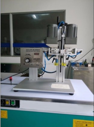 广州 6100 台式气动半自动拧盖机，用于拧圆盖、泵、喷涂拧紧、塑料盖