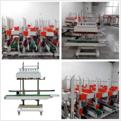 用于化妆品、清洁剂、洗涤剂、油类、乳制品的广州工厂立式连续塑料袋封口机封口机