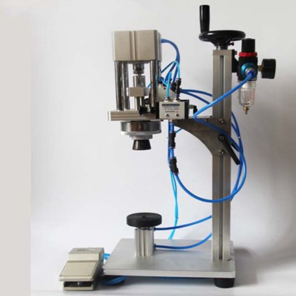 气动香水旋盖机,半自动香水瓶旋盖机