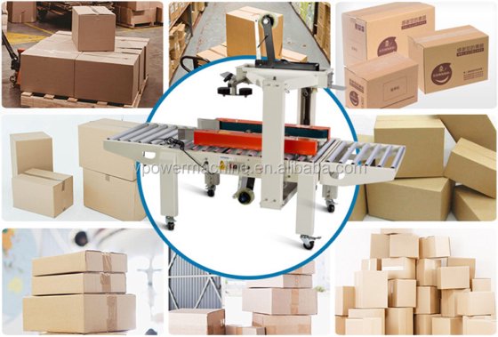 操作简便的 5050 胶带纸箱顶部和底部封箱机