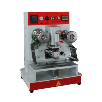 用于皮革、塑料、纸张、商标的高品质立式气动通用批量有效期烫印打码机