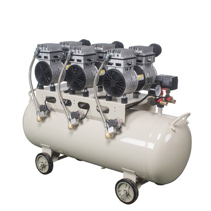 便携式静音油 - 无 80 升储气罐活塞式空气压缩机