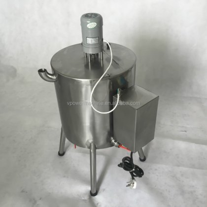 30 升小型口红膏加热搅拌罐灌装机