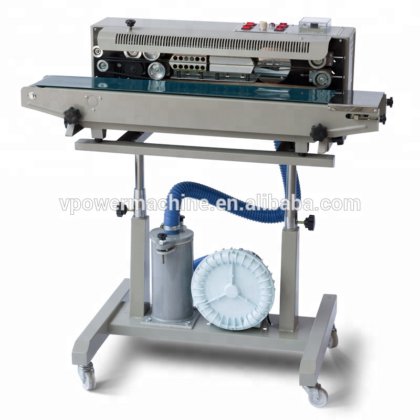 带氮气灌装功能的广州工厂自动塑料薯片袋封口机