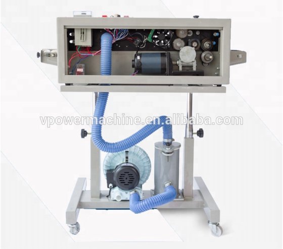 带氮气灌装功能的广州工厂自动塑料薯片袋封口机