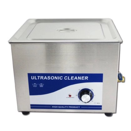 广州工厂生产的便携式不锈钢超声波清洗机，用于化妆品、瓶子、容器的清洗。