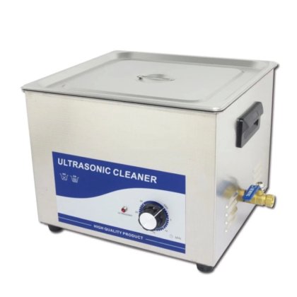 广州工厂生产的便携式不锈钢超声波清洗机，用于化妆品、瓶子、容器的清洗。