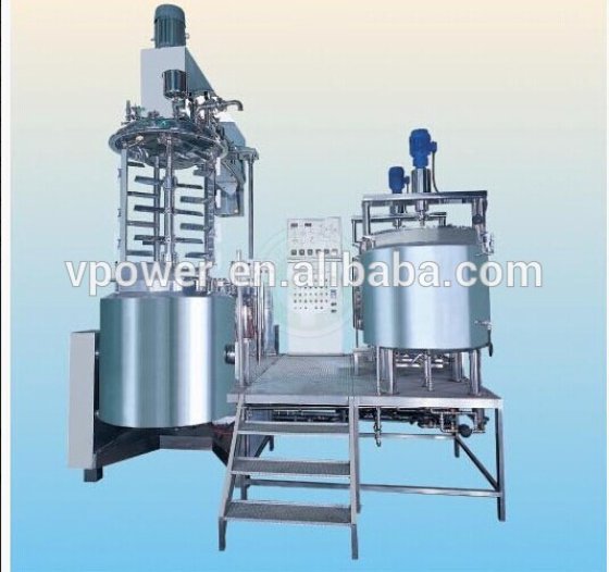 带均质机的不锈钢剃须膏乳化剂搅拌设备