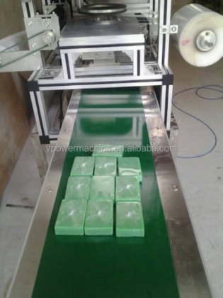 自动拉伸膜手工冷加工天然肥皂包装机