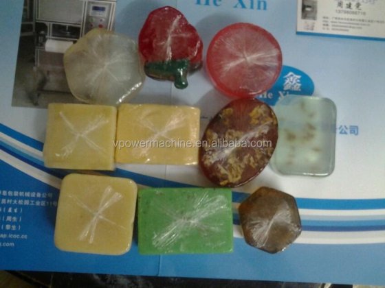 自动拉伸膜手工冷加工天然肥皂包装机