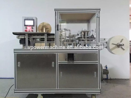 带标签功能的全自动酒店肥皂卷纸褶包装机 圆形肥皂包装设备