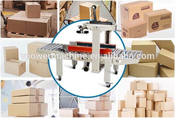 操作简便的 5050 胶带纸箱顶部和底部封箱机