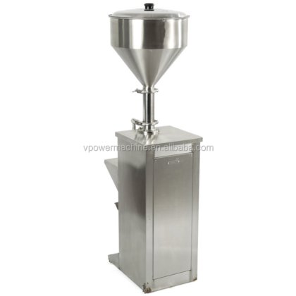 广州工厂手动冰淇淋和花生酱立式液体和糊状液体灌装装瓶机