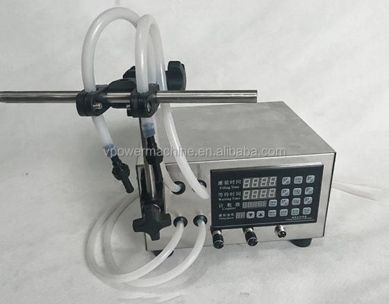 广州工厂 经济型小容量磁力齿轮泵液体灌装机（2ml-3000ml），用于灌装果汁、油、电子液体