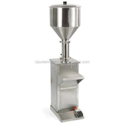 立式半自动高粘度膏体活塞灌装机 适用于洗涤剂、洗碗液、洗发水、漱口水