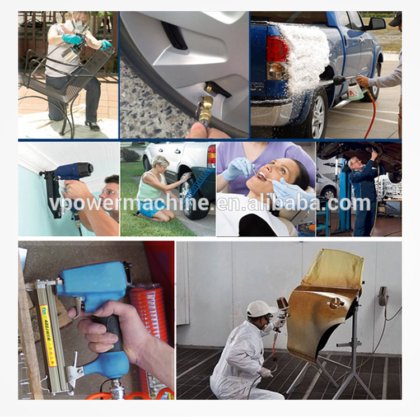 便携式静音无油 1.8KW 80 升活塞式空气压缩机