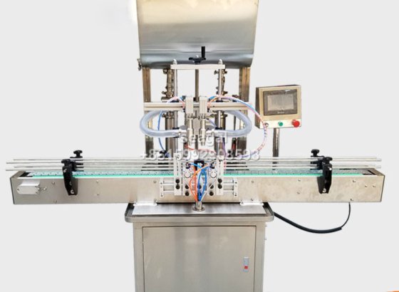 用于番茄酱、果酱、酱料、黄油的全自动双头膏体灌装机