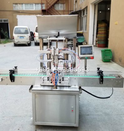 用于番茄酱、果酱、酱料、黄油的全自动双头膏体灌装机