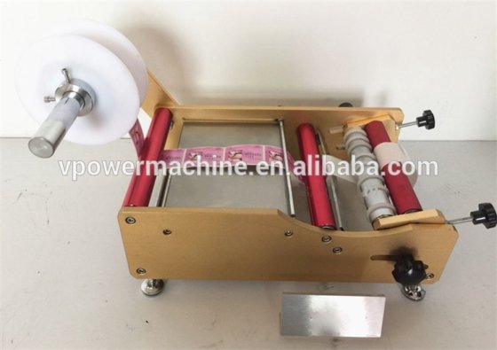 用于塑料瓶的高质量手动圆瓶贴标机