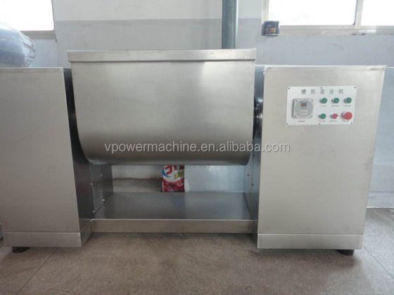 广州工厂不锈钢 CH 系列西格玛桨式卧式槽型螺带混合机，用于肥皂干粉