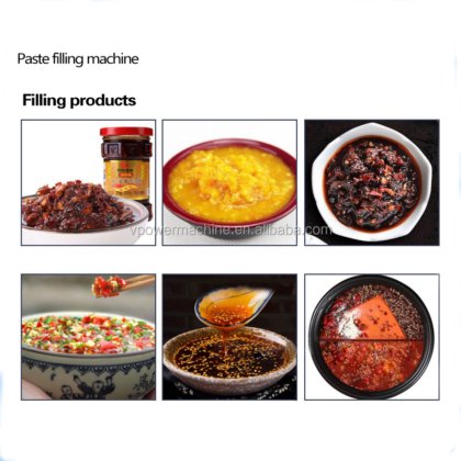 带搅拌机的辣椒酱番茄酱灌装机