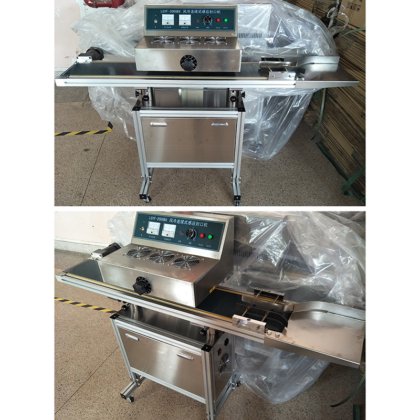 高品质 LGYF-2000 风冷落地式连续感应封口机,电磁感应铝箔封口机