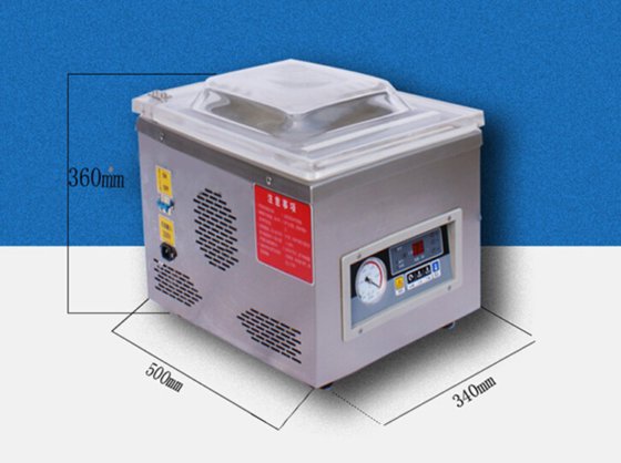 用于化妆品粉末的不锈钢食品包装真空包装机 容器真空包装 榴莲真空封口机