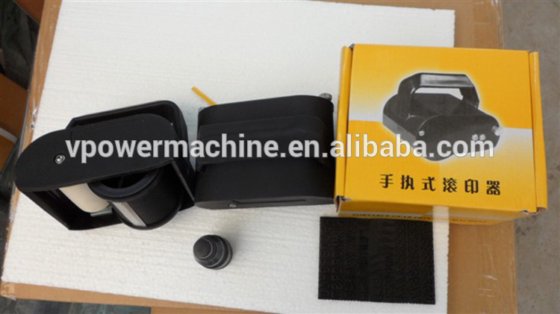 用于纸箱印刷的手动手持式纸箱打码机卷筒印刷机滚码打印机