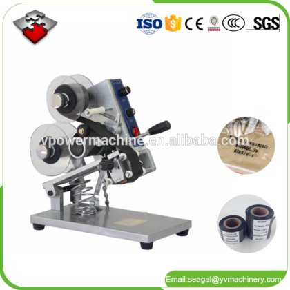 用于包装袋、纸张和薄膜的手动打码机印刷机批号代码打印机