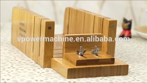 肥皂条切割工具套装-3 多功能可调式木制肥皂面包切割盒 不锈钢波浪形和直形刀片