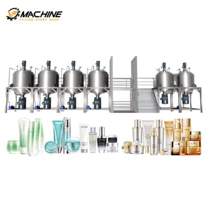 带搅拌器的 VP 真空化学液体化妆品制造设备搅拌罐 洗涤剂制造机