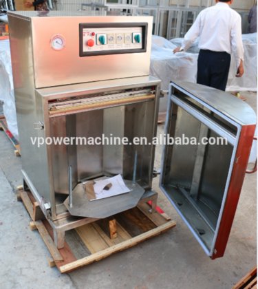 用于大型食品、原料、服装、粉末、粮食、饲料、红枣的前开门立式食品真空包装机