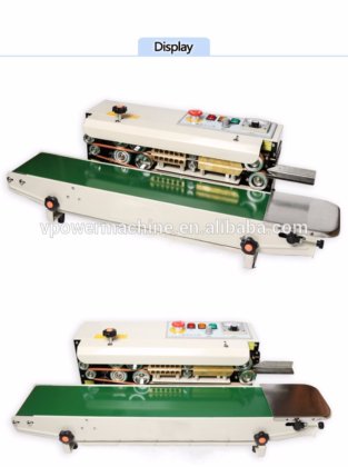 用于塑料袋的全自动卧式连续塑料袋封口机