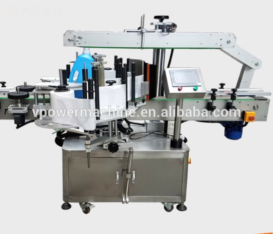 用于洗衣粉和洗手液的高速全自动瓶式双面贴标机