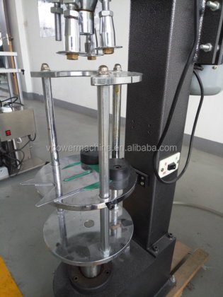 广州工厂半自动酒瓶旋盖压盖机，金属盖压盖机，铝盖压盖机