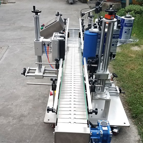 制造商定制的自动灭火器贴标机 大圆瓶贴标机