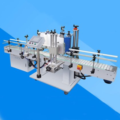 制造商定制的自动灭火器贴标机 大圆瓶贴标机