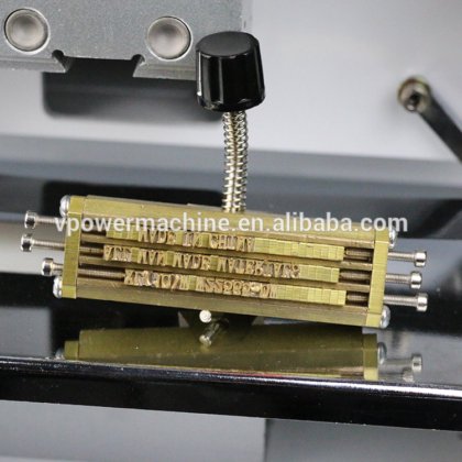 用于皮革、塑料、纸张、商标的高品质立式气动通用批量有效期烫印打码机