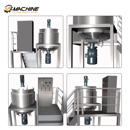 带搅拌器的 VP 制皂机 不锈钢搅拌罐 洗涤剂制造机