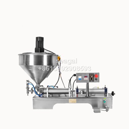 带加热器和搅拌器的半自动高粘度液体蜂蜜棒灌装机