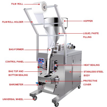 广州工厂番茄酱灌装封口机 液体和糊状小袋包装机