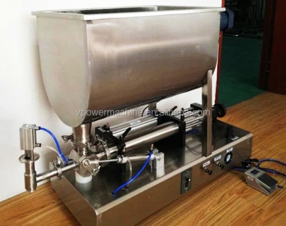 中国知名供应商提供的广州工厂烧烤酱瓶/辣椒酱单嘴灌装机